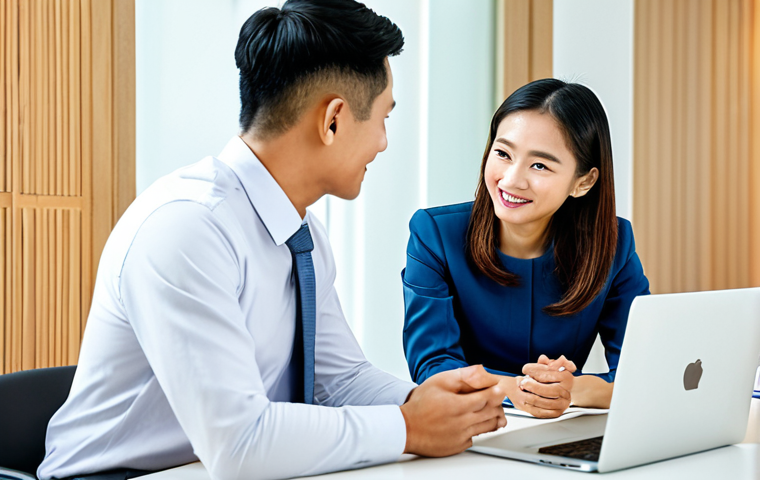 스포츠재활사 경력 전환 전략 - Health Coach Consultation**
A warm and encouraging health coach in modest, professional attire, gui...