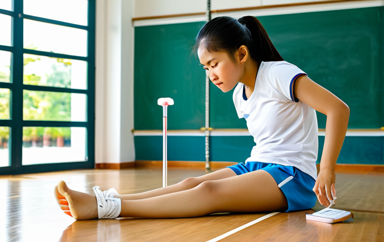 스포츠재활사 성공 사례 인터뷰 - Here are three detailed image prompts: